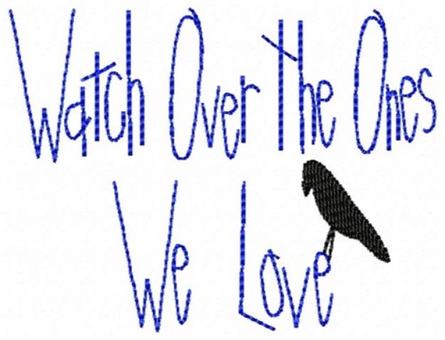 Picture of Watch Over Machine Embroidery Design