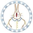 Picture of Primitive Bunny Machine Embroidery Design