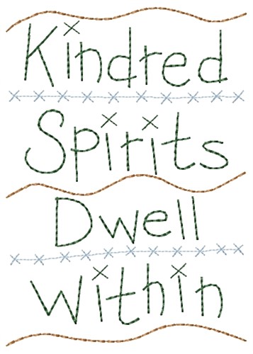 Kindred Spirits Machine Embroidery Design