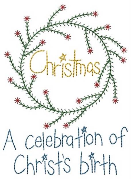 Picture of Christmas Celebration Machine Embroidery Design