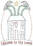 Picture of Welcome To Thy Home Machine Embroidery Design