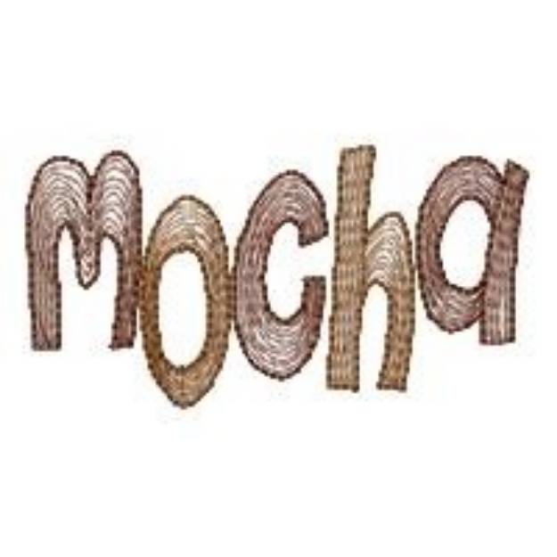 Picture of Mocha Machine Embroidery Design