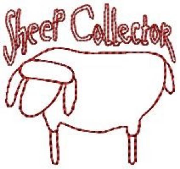 Picture of Sheep Collector Machine Embroidery Design