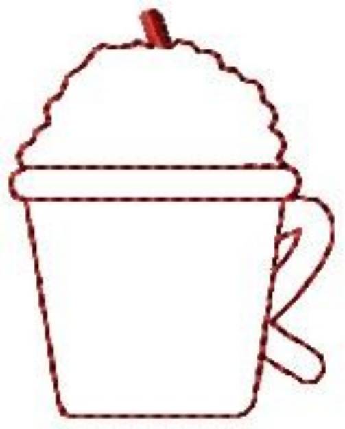 Picture of Drink Outline Machine Embroidery Design