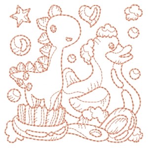 Bubble Bath Toys Machine Embroidery Design