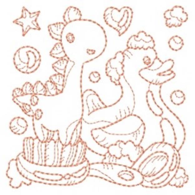 Picture of Bubble Bath Toys Machine Embroidery Design