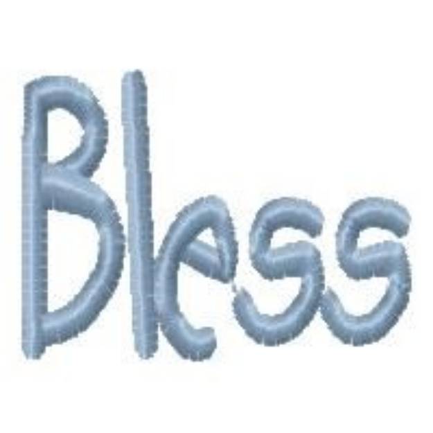 Picture of Bless Machine Embroidery Design