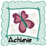 Achieve Butterfly Machine Embroidery Design