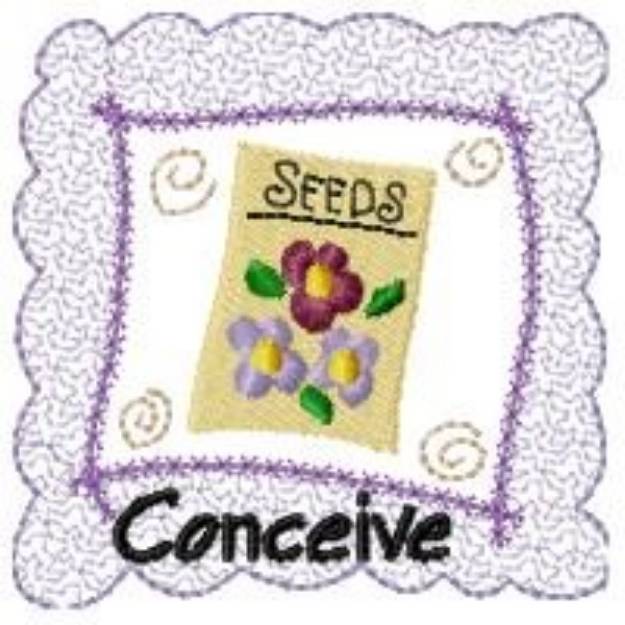 Picture of Conceive Picture Machine Embroidery Design
