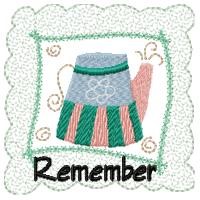 Remember Picture Machine Embroidery Design