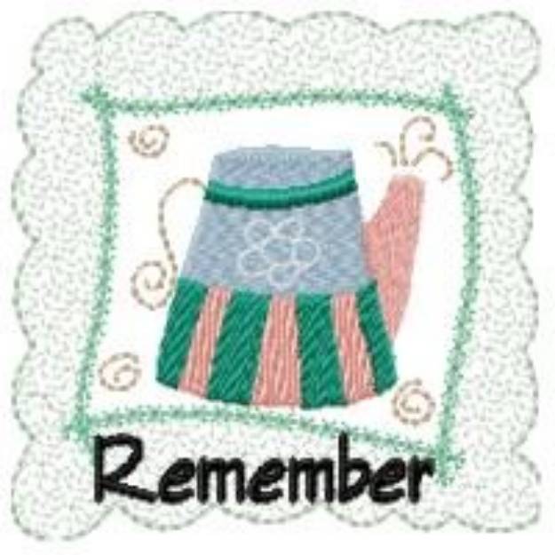 Picture of Remember Picture Machine Embroidery Design