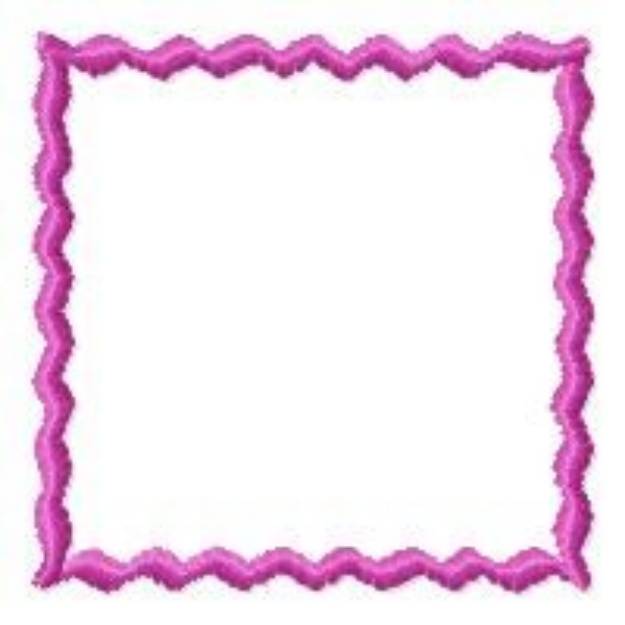 Picture of Wavy Frame Machine Embroidery Design