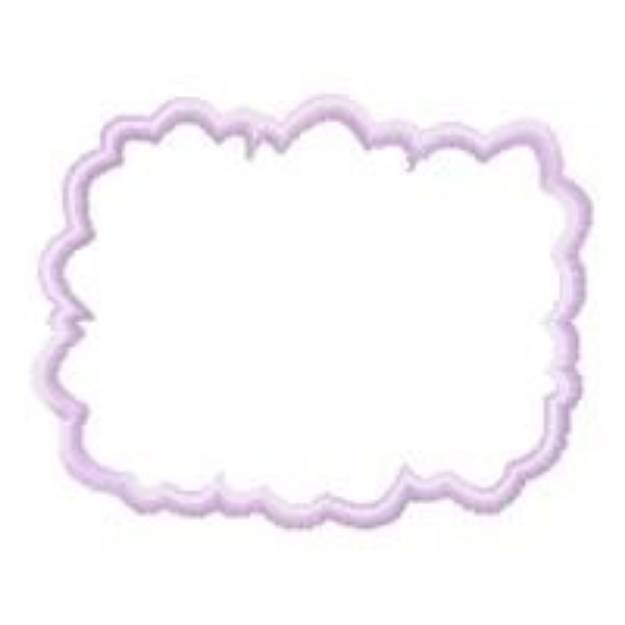 Picture of Cloud Frame Machine Embroidery Design