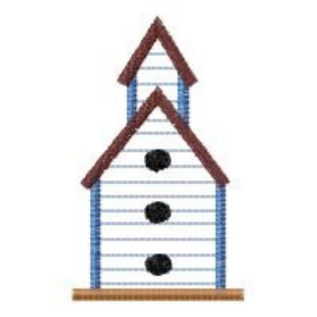 Picture of Church Birdhouse Machine Embroidery Design