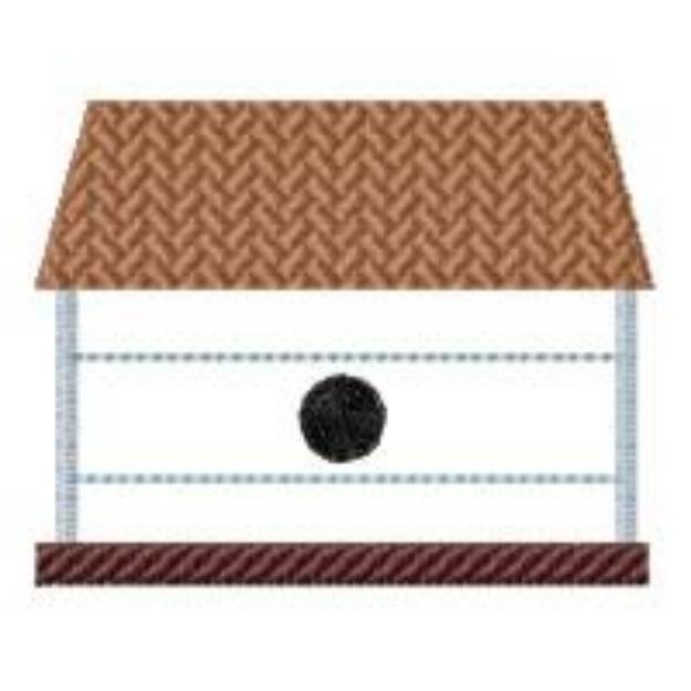 Picture of Bird House Machine Embroidery Design