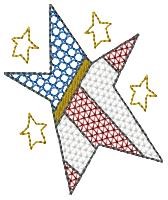 American Star Machine Embroidery Design