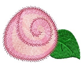 Rose Bloom Machine Embroidery Design
