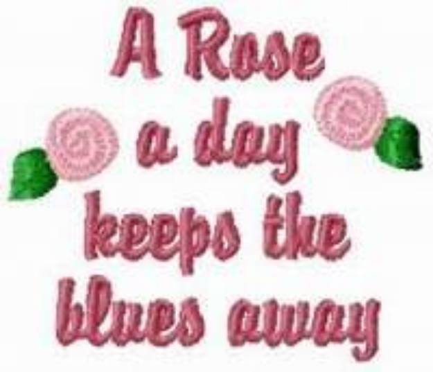 Picture of Rose A Day Machine Embroidery Design