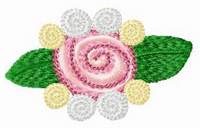 Rose Blooms Machine Embroidery Design