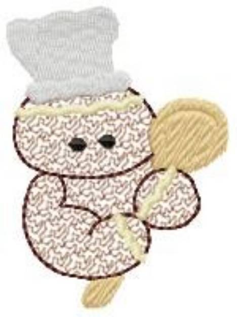 Picture of Gingerbread Chef Machine Embroidery Design