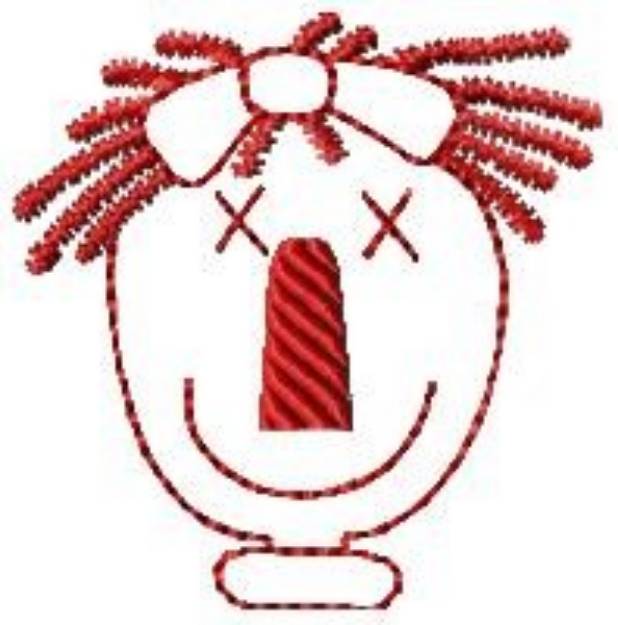Picture of Raggedy Ann Doll Machine Embroidery Design