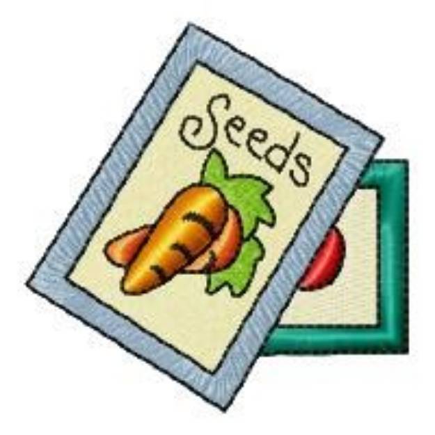 Picture of Seeds Packs Machine Embroidery Design