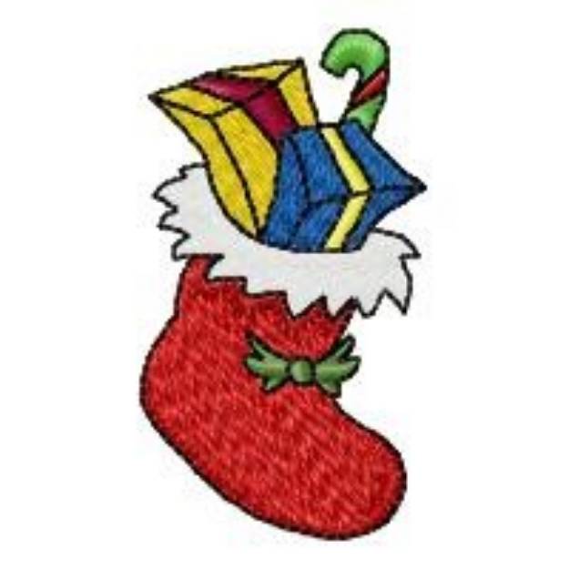 Picture of Xmas Stocking Machine Embroidery Design