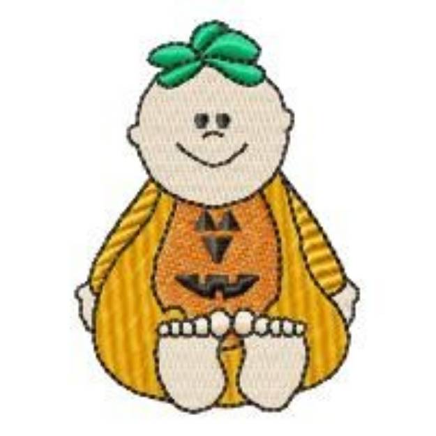 Picture of Pumpkin Costume Machine Embroidery Design