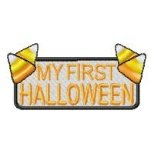 Picture of First Halloween Machine Embroidery Design