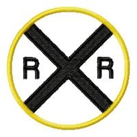 RR Crossing Machine Embroidery Design