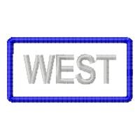 West Machine Embroidery Design
