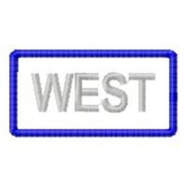 Picture of West Machine Embroidery Design