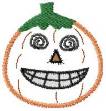 Picture of Smiling Pumpkin Machine Embroidery Design