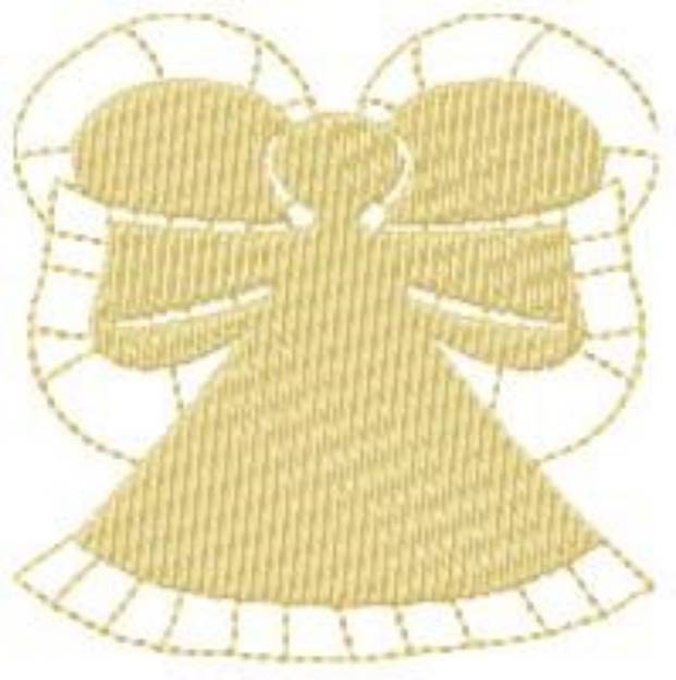 Picture of Holiday Angel Machine Embroidery Design