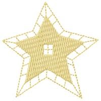 Holiday Star Machine Embroidery Design