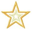 Double Star Machine Embroidery Design