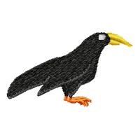 Black Bird Machine Embroidery Design