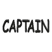 Captain Machine Embroidery Design