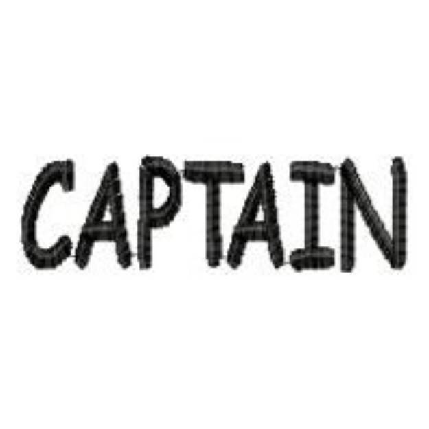 Picture of Captain Machine Embroidery Design