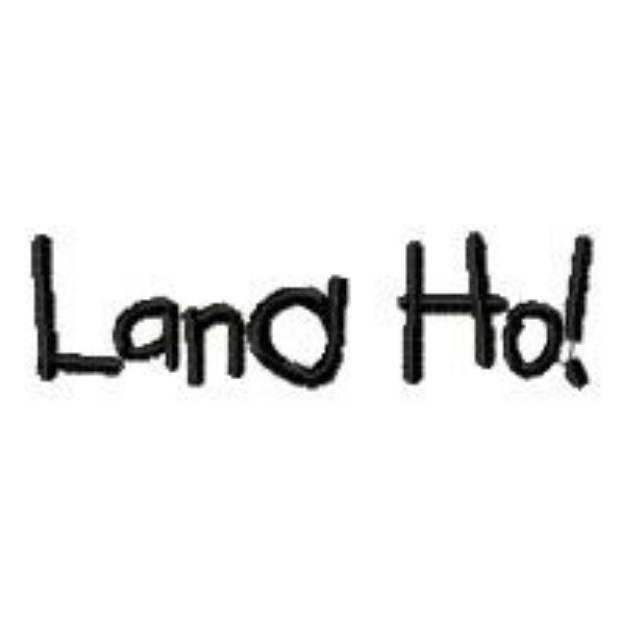 Picture of Land Ho! Machine Embroidery Design