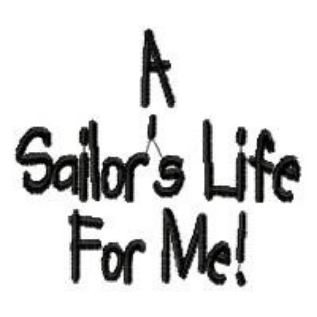 Picture of A Sailors Life Machine Embroidery Design