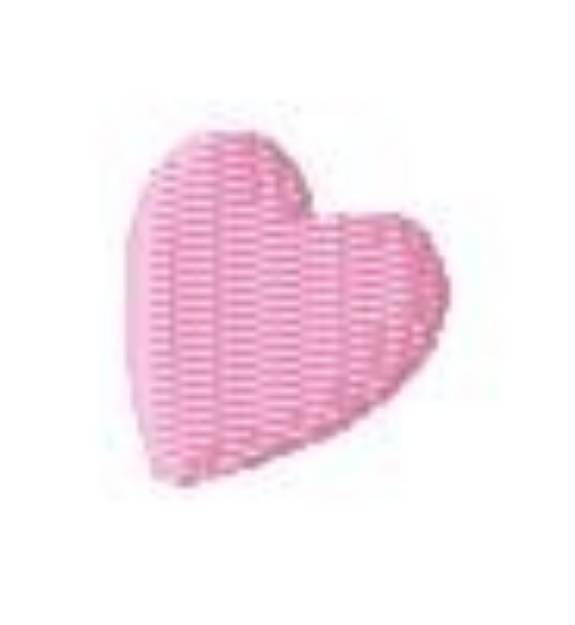 Picture of Pink Heart Machine Embroidery Design