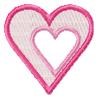 Cut Out Heart Machine Embroidery Design
