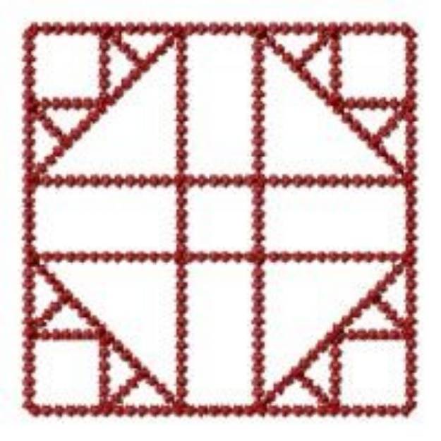 Picture of Quilt Square Machine Embroidery Design