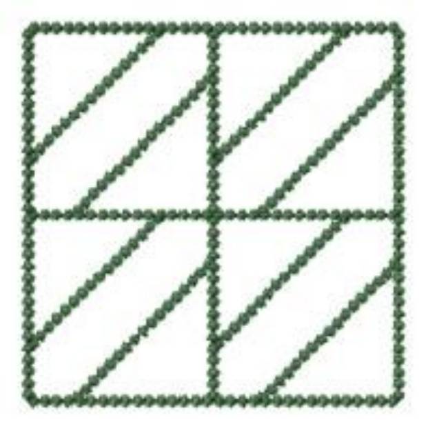 Picture of Stripe Blocks Machine Embroidery Design