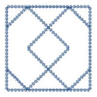 Diamond Block Machine Embroidery Design