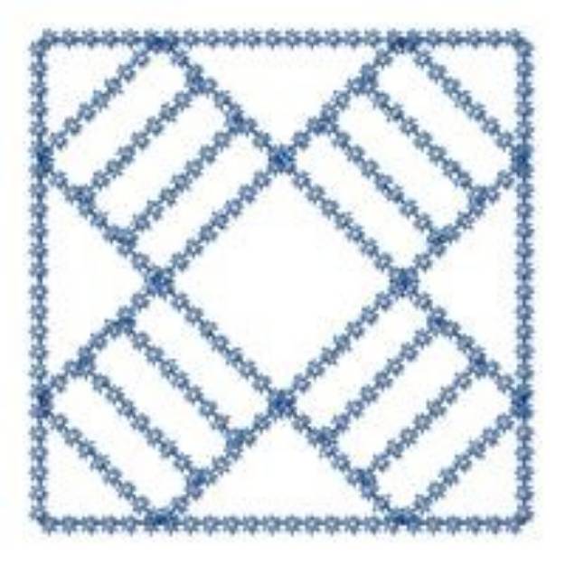 Picture of Quilt Square Machine Embroidery Design
