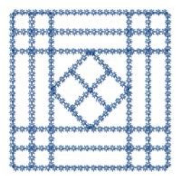 Picture of Quilt Block Pattern Machine Embroidery Design