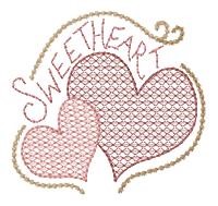 Sweetheart Machine Embroidery Design