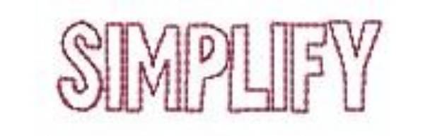 Picture of Simplify Machine Embroidery Design